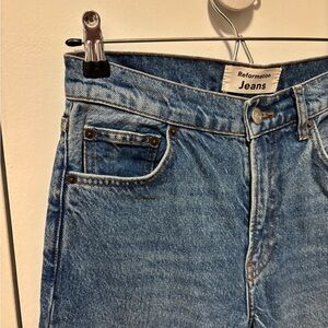 REFORMATION Julia Crop High Cigarette Jeans